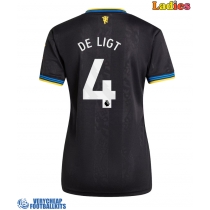 Manchester United Matthijs de Ligt #4 Replica Third Shirt Ladies 2025-26 Short Sleeve